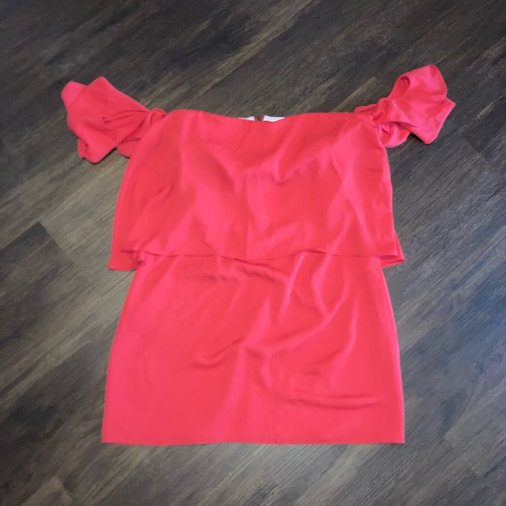 Amanda Uprichard women’s red Off-Shoulder red Dress size s